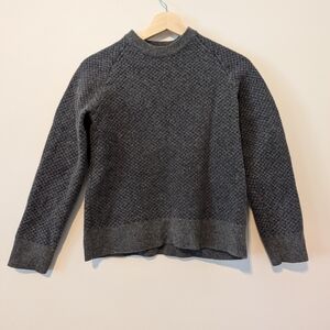 L.L. Bean Charcoal Wool Sweater